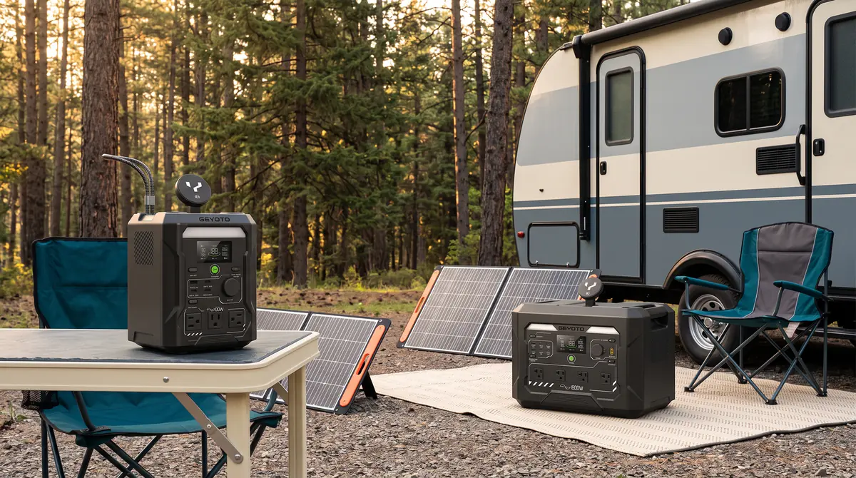 GEYOTO N300 vs N1000 portable power station comparison for RV use